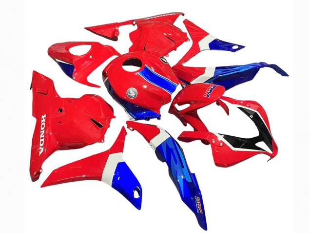 Billige Honda CBR600RR Motorrad Verkleidung 2009-2012 - Weiss Rot Blau HRC