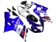 Billige Suzuki GSXR 600 / GSXR 750 Motorrad Verkleidung Kit 2004-2005 - Weiss Blau Schwarz Rot