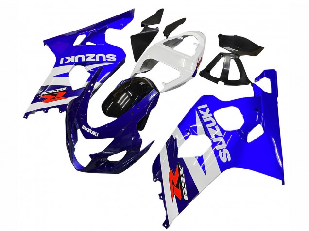Billige Suzuki GSXR 600 / GSXR 750 Motorrad Verkleidung Kit 2004-2005 - Weiss Blau Schwarz Rot