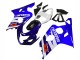 Billige Suzuki GSXR 600 / GSXR 750 Motorrad Verkleidung Kit 2004-2005 - Weiss Blau Schwarz Rot
