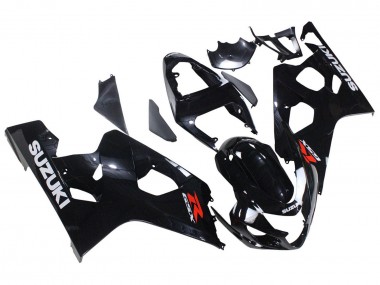 Billige Suzuki GSXR 600 / GSXR 750 Motorrad Verkleidung 2004-2005 - Glanzendes Schwarz
