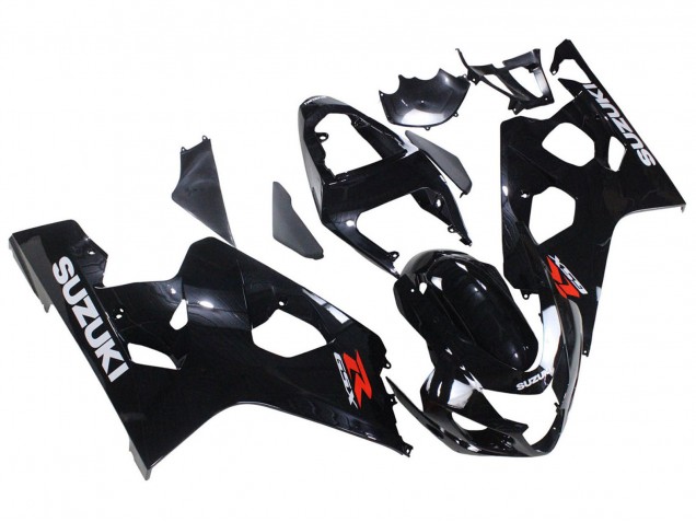 Billige Suzuki GSXR 600 / GSXR 750 Motorrad Verkleidung 2004-2005 - Glanzendes Schwarz