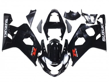 Billige Suzuki GSXR 600 / GSXR 750 Motorrad Verkleidung 2004-2005 - Glanzendes Schwarz