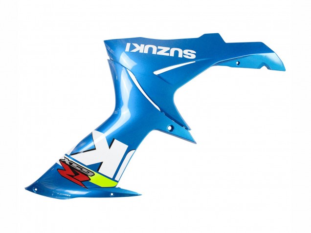 Billige Suzuki GSXR 600 / GSXR 750 Motorrad Verkleidung 2011-2024 - Hellblau Grun Weiss Rot