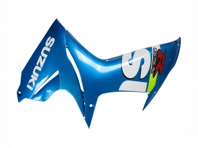 Billige Suzuki GSXR 600 / GSXR 750 Motorrad Verkleidung 2011-2024 - Hellblau Grun Weiss Rot