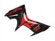 Billige Suzuki GSXR 600 / GSXR 750 Motorrad Verkleidung Kit 2011-2024 - Rot Glanzendes Schwarz