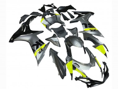 Billige Suzuki GSXR 600 / GSXR 750 Motorrad Verkleidung 2011-2024 - Silber Gelb Schwarz