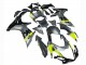 Billige Suzuki GSXR 600 / GSXR 750 Motorrad Verkleidung 2011-2024 - Silber Gelb Schwarz