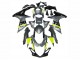 Billige Suzuki GSXR 600 / GSXR 750 Motorrad Verkleidung 2011-2024 - Silber Gelb Schwarz