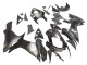 Billige Suzuki GSXR 600 / GSXR 750 Motorrad Verkleidung 2011-2024 - Matt Schwarz Glanzendes Schwarz Weiss Aufkleber