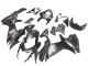 Billige Suzuki GSXR 600 / GSXR 750 Motorrad Verkleidung 2011-2024 - Matt Schwarz Glanzendes Schwarz Weiss Aufkleber