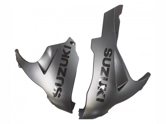Billige Suzuki GSXR 600 / GSXR 750 Motorrad Verkleidung 2011-2024 - Matt Schwarz Glanzendes Schwarz Weiss Aufkleber
