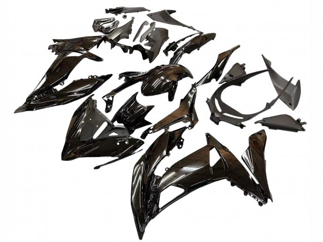Billige Kawasaki Ninja 650 EX650 Motorrad Verkleidung 2017-2019 - Glanzendes Schwarz