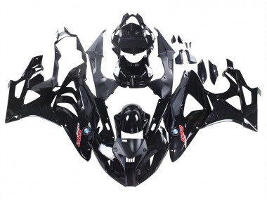 Billige BMW S1000RR Motorrad Verkleidung 2009-2014 - Glanzendes Schwarz