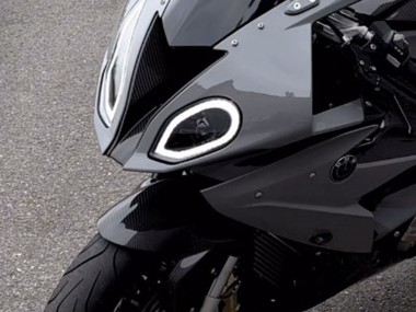 Billige BMW S1000RR Motorrad Verkleidung 2015-2016 - Grau Carbonfaser