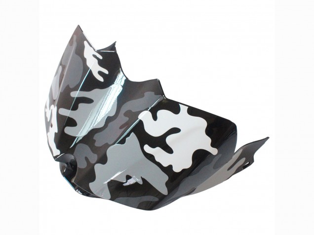 Billige Yamaha YZF 1000 R1 Motorrad Verkleidung 2007-2008 - Grau Weiss Camouflage Hai