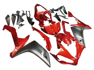 Billige Yamaha YZF 1000 R1 Motorrad Verkleidung 2007-2008 - Rot Matt Schwarz