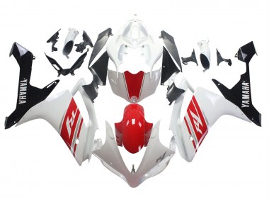 Billige Yamaha YZF 1000 R1 Motorrad Verkleidung 2007-2008 - Weiss Rot Schwarz