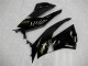 Billige Kawasaki ZX6R Motorrad Verkleidung 2009-2012 - Glanzendes Schwarz Gold Ninja