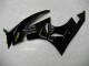 Billige Kawasaki ZX6R Motorrad Verkleidung 2009-2012 - Glanzendes Schwarz Gold Ninja