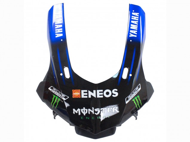 Billige Yamaha YZF 1000 R1 Motorrad Verkleidung 2015-2019 - Blau Matt Schwarz Grun Monster ENEOS