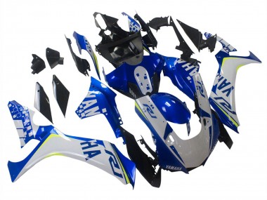 Billige Yamaha YZF 1000 R1 Motorrad Verkleidung 2020-2025 - Weiss Blau Neon Gelb Glanzendes Schwarz