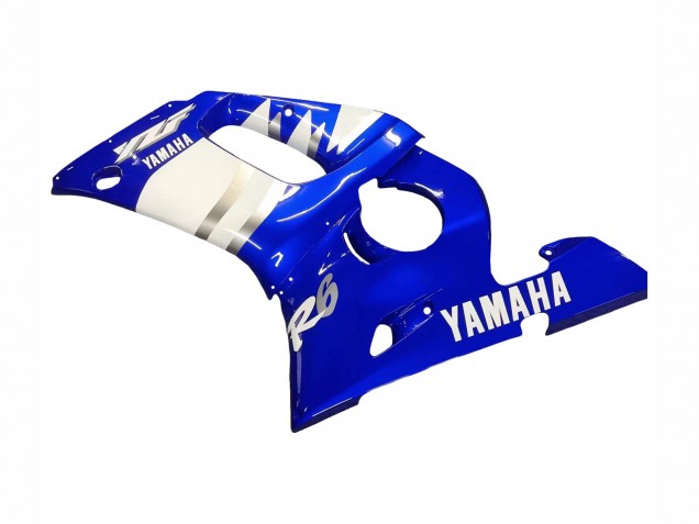 Billige Yamaha YZF 600 R6 Motorrad Verkleidung 1998-2002 - Blau Weiss
