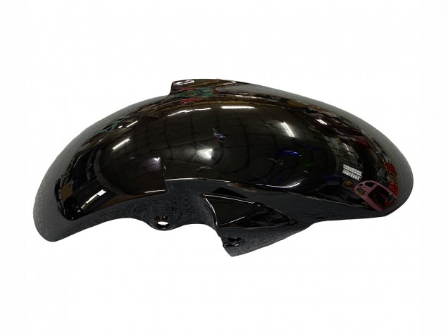 Billige Yamaha YZF R6S Motorrad Verkleidung 2006-2009 - Glanzendes Schwarz Weiss Aufkleber