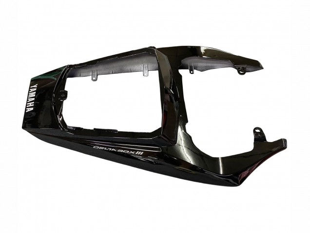 Billige Yamaha YZF R6S Motorrad Verkleidung 2006-2009 - Glanzendes Schwarz Weiss Aufkleber