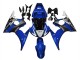 Billige Yamaha YZF R6 Motorrad Verkleidung 2003-2004 - Blau Weiss Glanzendes Schwarz Yamalube
