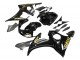 Billige Yamaha YZF R6S Motorrad Verkleidung 2006-2009 - Glanzendes Schwarz Gold Aufkleber