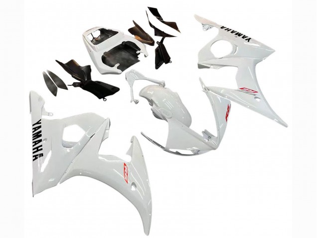 Billige Yamaha YZF R6S Motorrad Verkleidung Kit 2006-2009 - Weiss