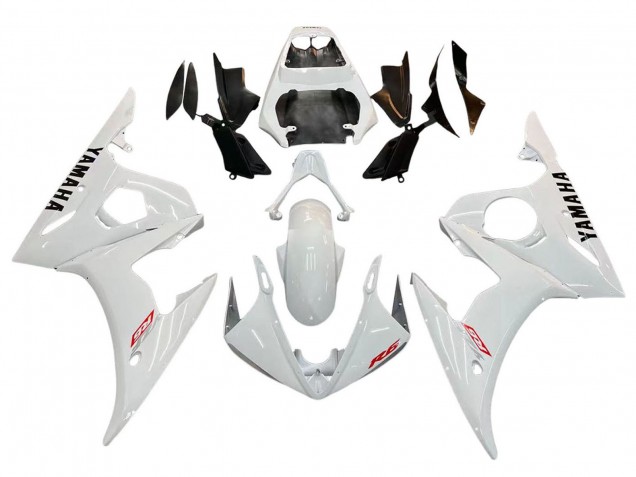 Billige Yamaha YZF R6S Motorrad Verkleidung Kit 2006-2009 - Weiss