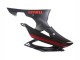 Billige Yamaha YZF 600 R6 Motorrad Verkleidung 2008-2016 - Glanzendes Schwarz Matt Schwarz Rot Streifen