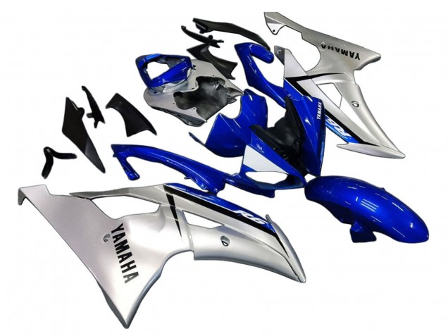 Billige Yamaha YZF 600 R6 Motorrad Verkleidung 2008-2016 - Silber Blau