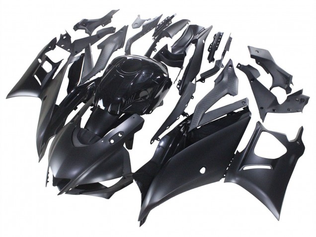 Billige Yamaha YZF R3/R25 Motorrad Verkleidung 2022-2024 - Matt Schwarz