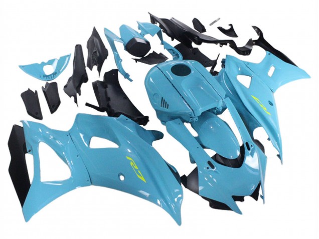 Billige Yamaha YZF R7 Motorrad Verkleidung 2021-2024 - Blau