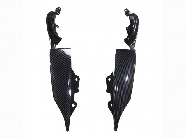 Billige Yamaha YZF R7 Motorrad Verkleidung 2021-2024 - Schwarze Carbonfaser