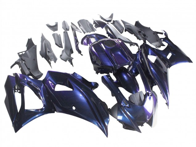 Billige Yamaha YZF R7 Motorrad Verkleidung 2021-2024 - Gradient Blau Lila