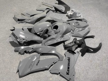 Billige Kawasaki ZX10R Motorrad Verkleidung 2021-2025 - Grau Ninja