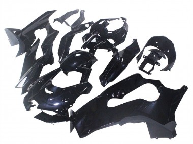 Billige Kawasaki ZX10R Motorrad Verkleidung 2021-2025 - Glanzendes Schwarz
