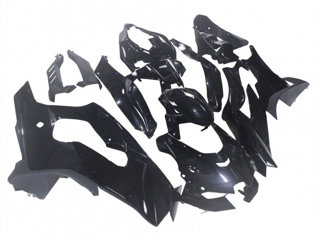 Billige Kawasaki ZX10R Motorrad Verkleidung 2021-2025 - Glanzendes Schwarz