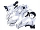 Billige Kawasaki ZX10R Motorrad Verkleidung 2021-2025 - Weiss Schwarz