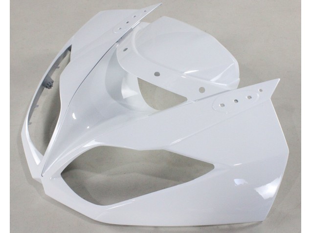 Billige Kawasaki ZX6R Motorrad Verkleidung 2009-2012 - Weiss Schwarz Ninja