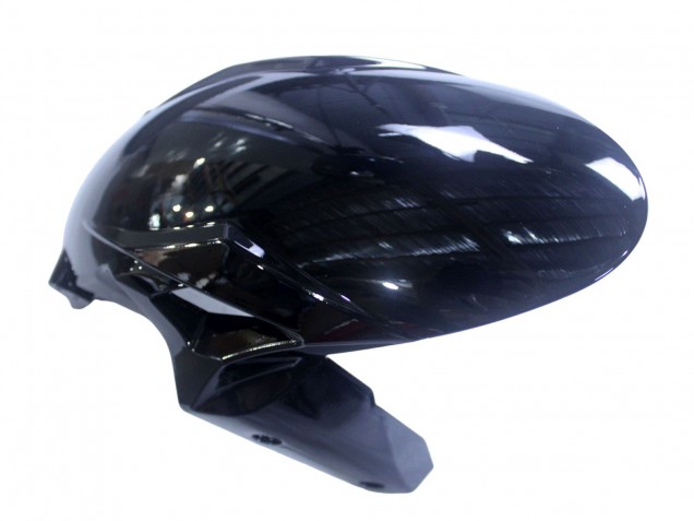 Billige Kawasaki ZX6R Motorrad Verkleidung 2019-2022 - Glanzendes Schwarz Weiss
