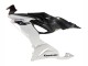 Billige Kawasaki ZX6R Motorrad Verkleidung 2019-2022 - Weiss Schwarz Carbonfaser
