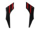 Billige Kawasaki EX300 Motorrad Verkleidung 2013-2024 - Rot Schwarz