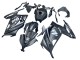 Billige Kawasaki EX300 Motorrad Verkleidung 2013-2024 - Matt Schwarz Weiss Elf Schnee