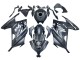 Billige Kawasaki EX300 Motorrad Verkleidung 2013-2024 - Matt Schwarz Weiss Elf Schnee