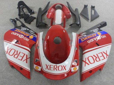 Billige Aprilia RS125 Motorrad Verkleidung 2000-2005 - Weiss Rot Blau Xerox